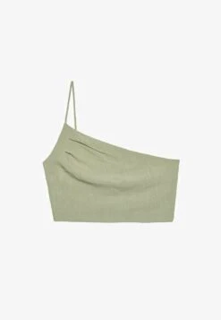 Stradivarius ASYMMETRIC RUSTIC - Top - Dark Green 10 Stradivarius ASYMMETRIC RUSTIC - Top - Dark Green -Stradivarius Deutschland Verkaufs-Shop bd2a18ae76324a21bebb131adf35e388