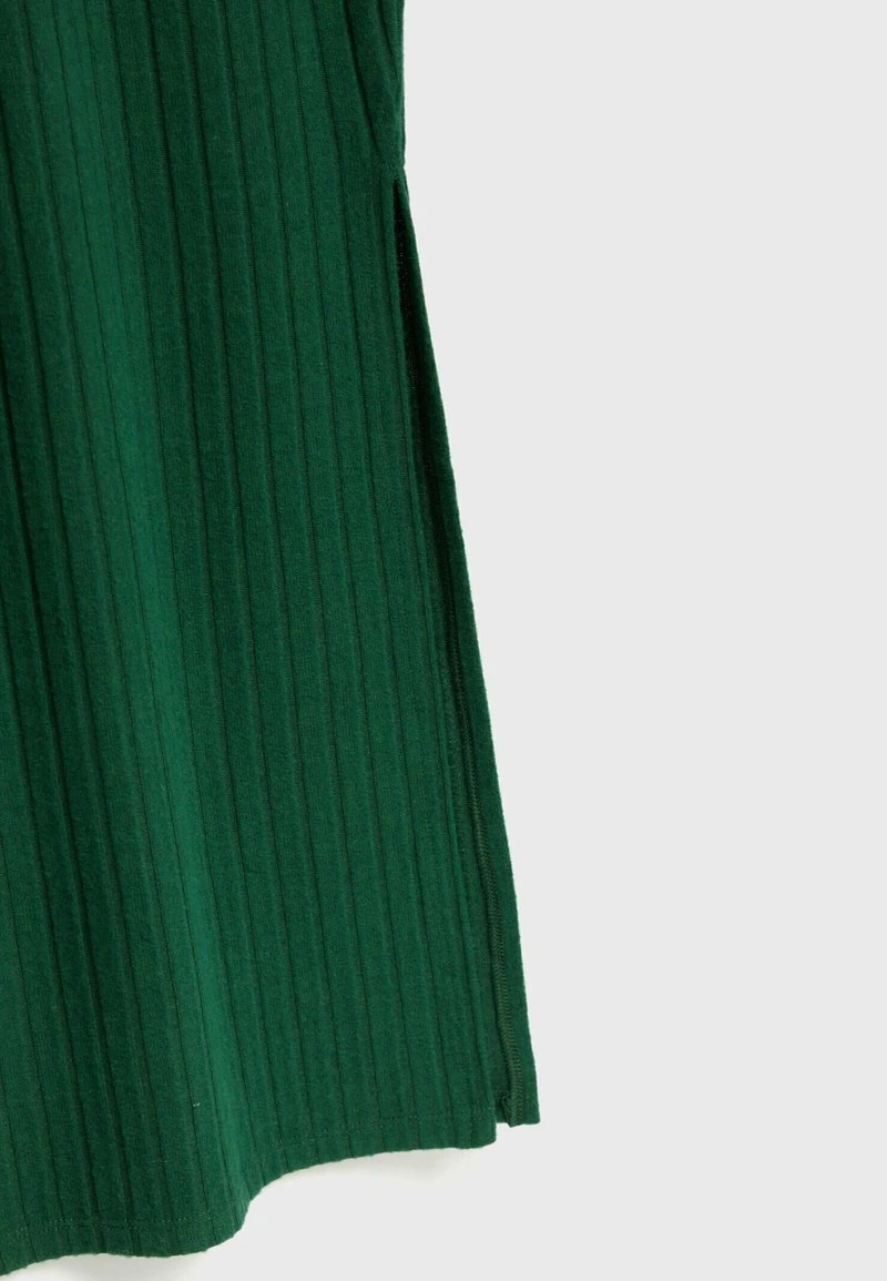 Stradivarius WEICHES - Strickkleid - Mottled Green 6 Stradivarius WEICHES - Strickkleid - Mottled Green – Bild 6