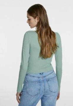 Stradivarius NAHTLOSES MIT V-AUSSCHNITT - Langarmshirt - Neon Green 8 Stradivarius NAHTLOSES MIT V-AUSSCHNITT - Langarmshirt - Neon Green -Stradivarius Deutschland Verkaufs-Shop be33fc8c5e034aed89a3ee1080a9365f