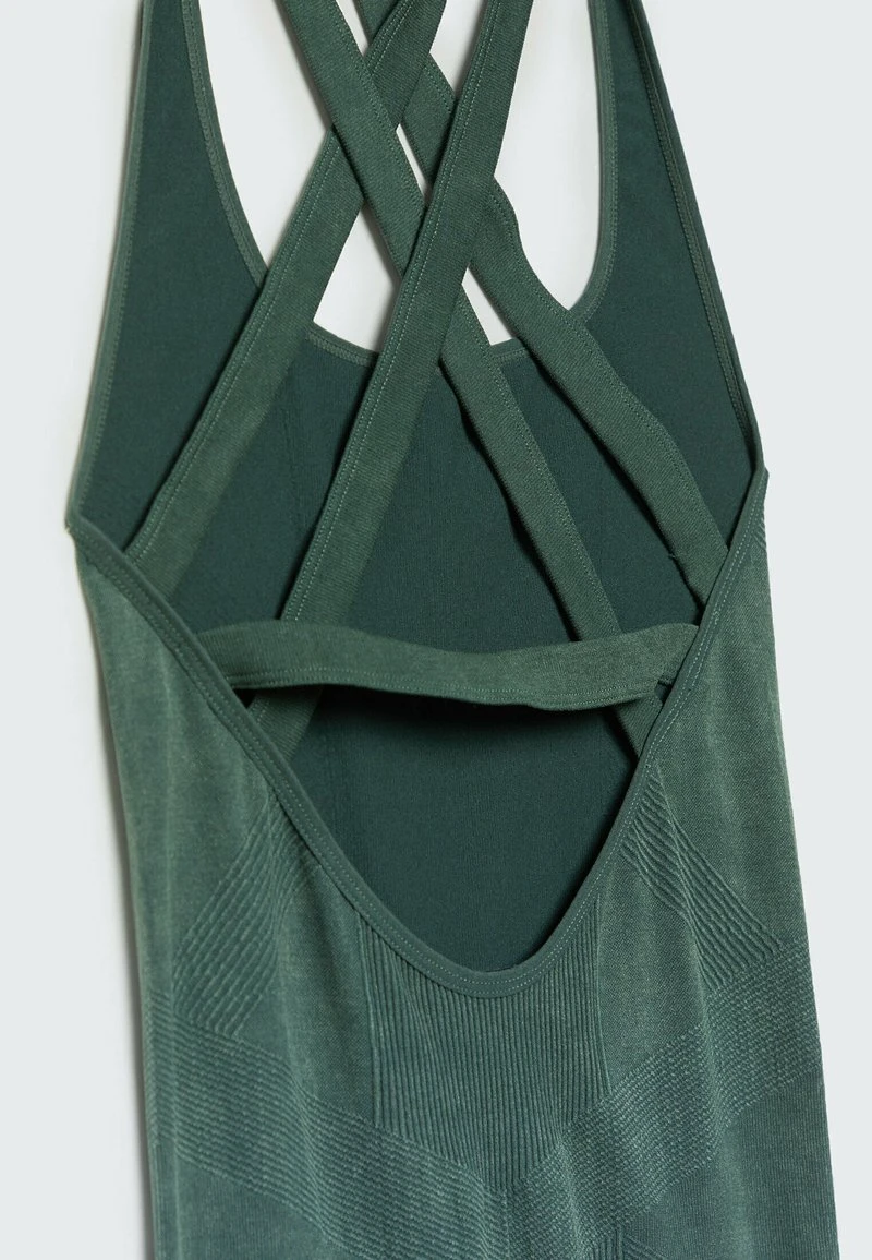 Stradivarius SEAMLESS - Jumpsuit - Mottled Green 6 Stradivarius SEAMLESS - Jumpsuit - Mottled Green – Bild 6