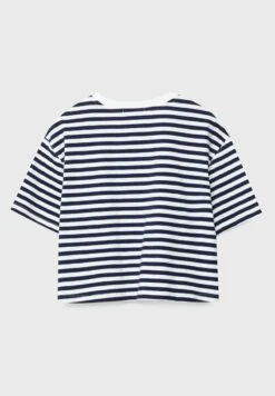Stradivarius STRIPED CROPPED - T-Shirt Print - Dark Blue 11 Stradivarius STRIPED CROPPED - T-Shirt Print - Dark Blue -Stradivarius Deutschland Verkaufs-Shop bf3426f71ad14f2aa2f86ba97001e8d4