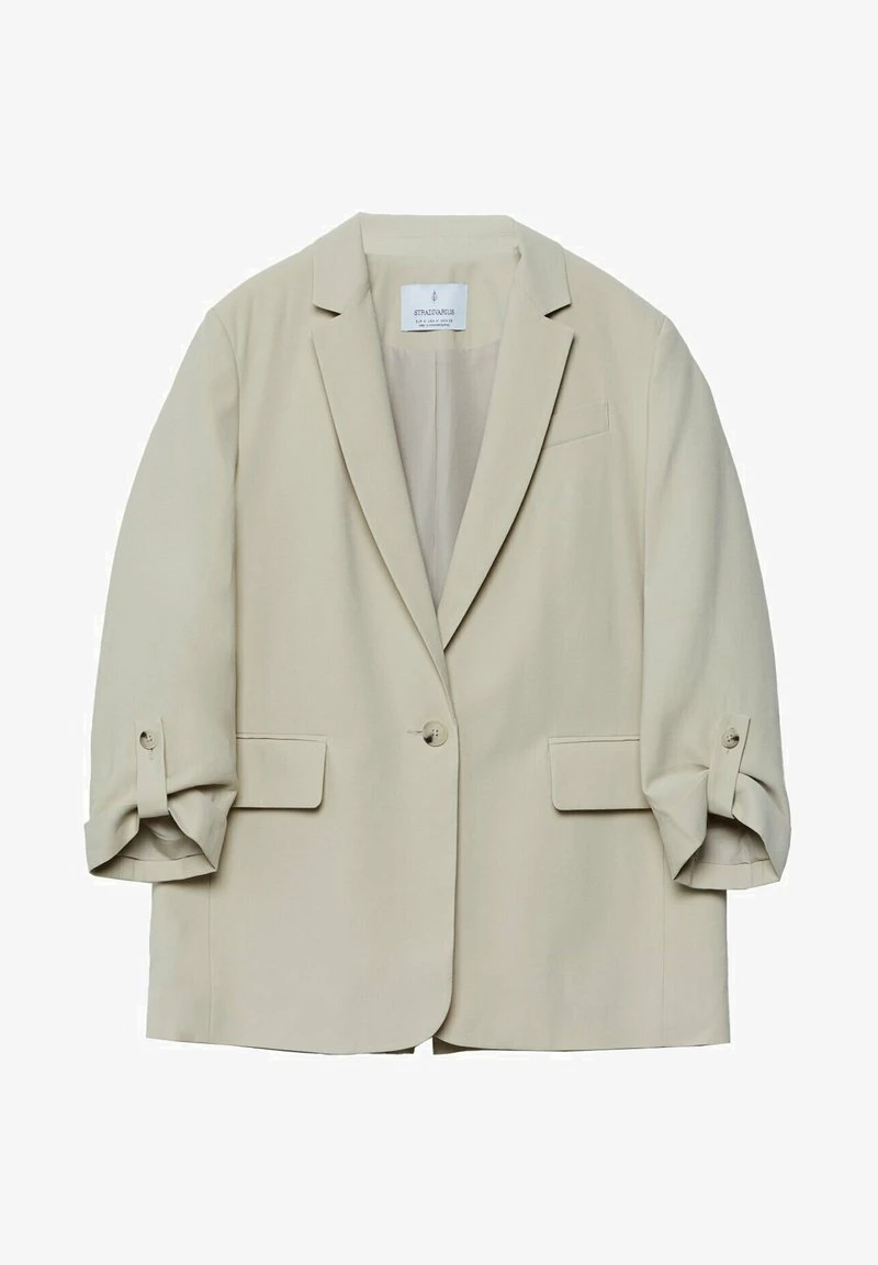 Stradivarius FLOWING STRAIGHT FIT - Kurzmantel - Beige 5 Stradivarius FLOWING STRAIGHT FIT - Kurzmantel - Beige – Bild 5