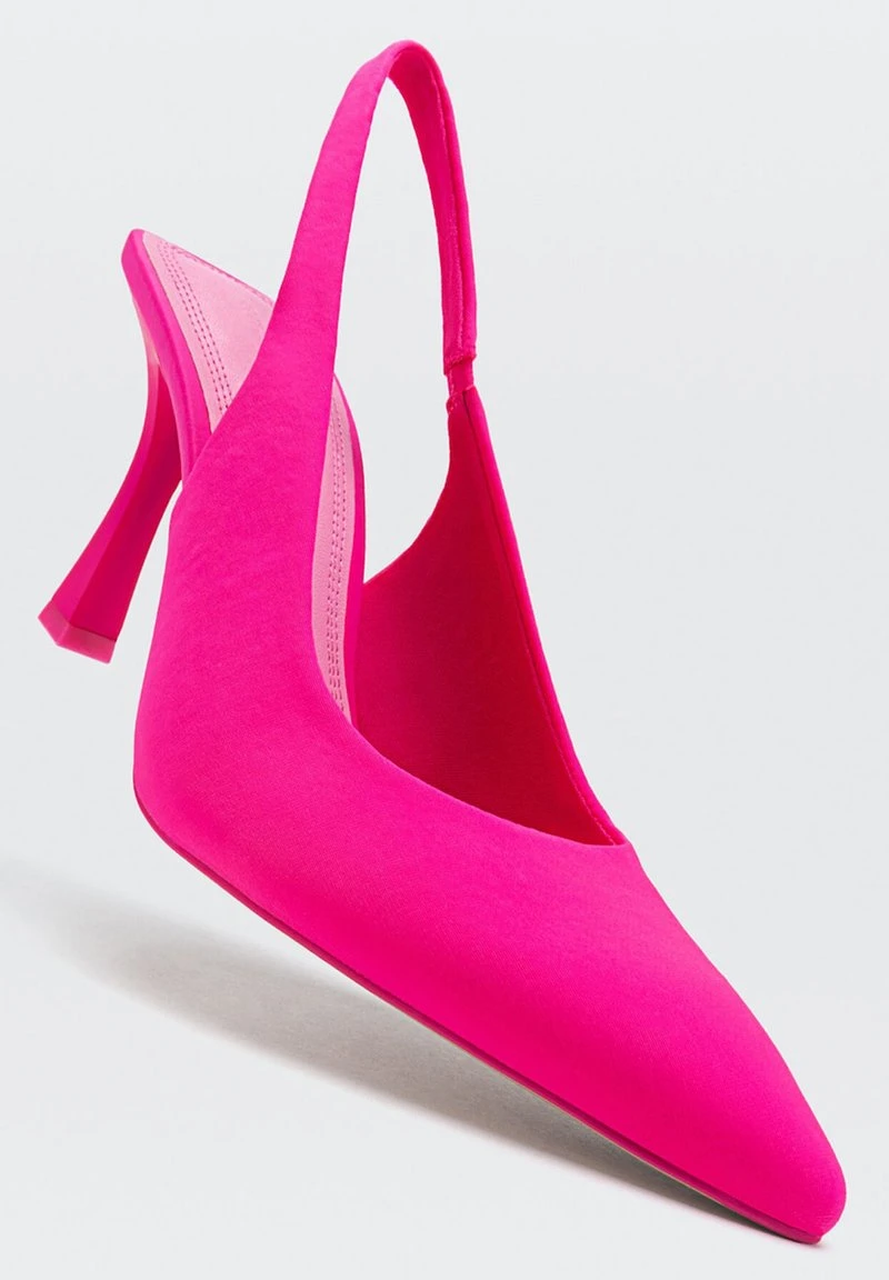 Stradivarius MIT ABSATZ - Pumps - Neon Pink 6 Stradivarius MIT ABSATZ - Pumps - Neon Pink – Bild 6