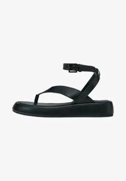 Stradivarius TIED - Riemensandalette - Black
