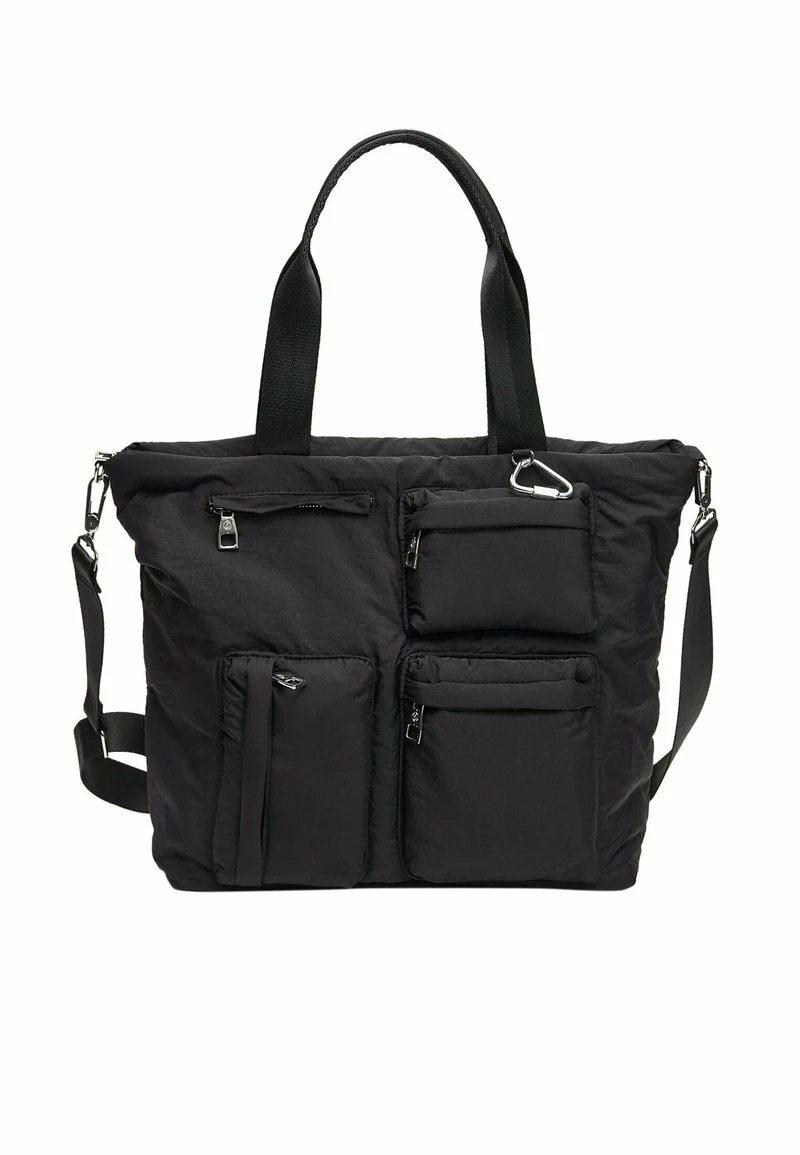 Stradivarius WITH POCKETS - Shopping Bag - Black 6 Stradivarius WITH POCKETS - Shopping Bag - Black – Bild 6