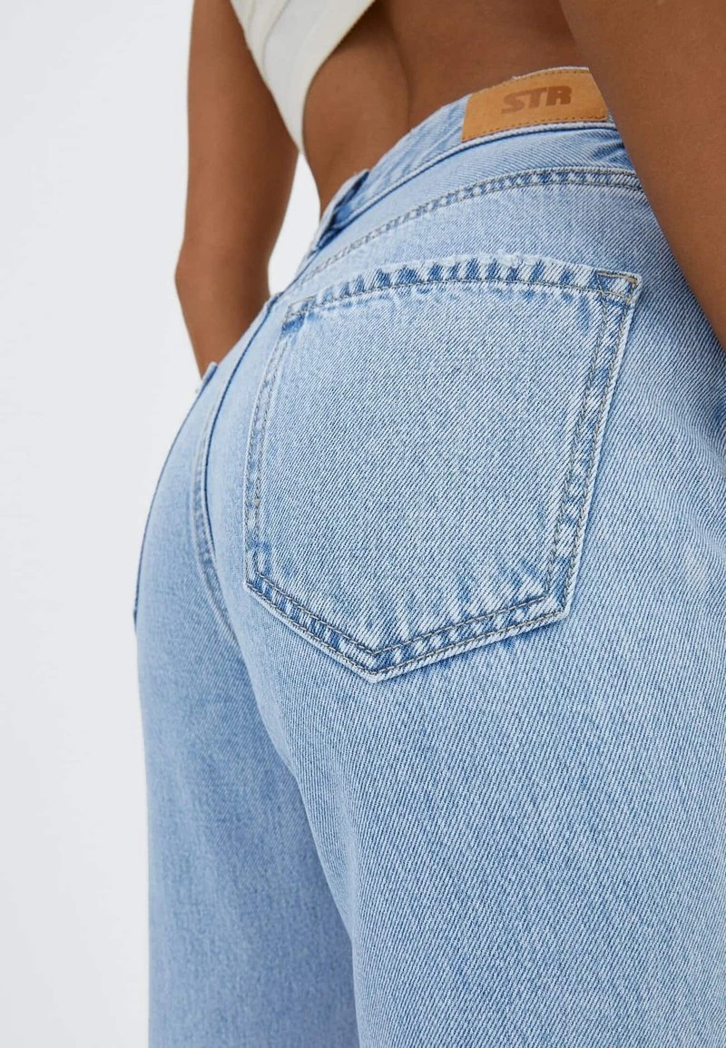 Stradivarius Jeans Straight Leg - Light Blue 4 Stradivarius Jeans Straight Leg - Light Blue – Bild 4