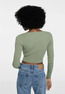 Stradivarius WRAP - Langarmshirt - Khaki 8 Stradivarius WRAP - Langarmshirt - Khaki -Stradivarius Deutschland Verkaufs-Shop c3eb6c9dce394b27888446c72f6d298c