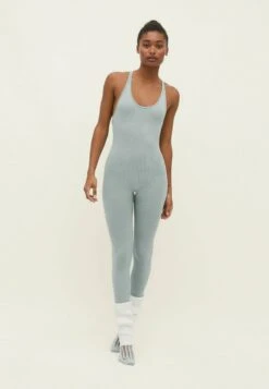 Stradivarius SEAMLESS WITH STRAPS - Jumpsuit - Light Green