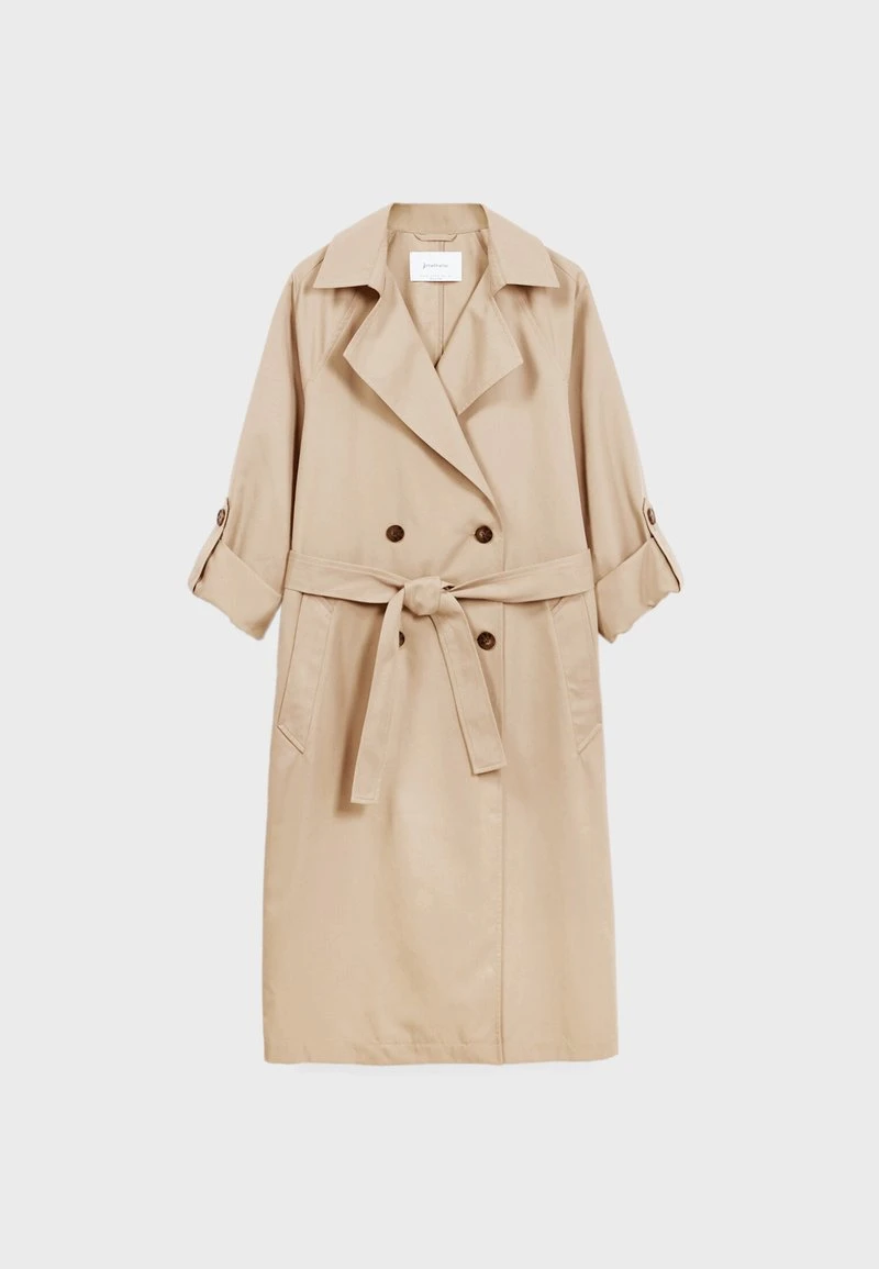 Stradivarius Trenchcoat - Stone 6 Stradivarius Trenchcoat - Stone – Bild 6