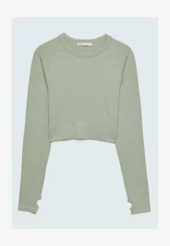 Stradivarius SEAMLESS TEXTURED WITH RAGLAN SLEEVES - Langarmshirt - Khaki 10 Stradivarius SEAMLESS TEXTURED WITH RAGLAN SLEEVES - Langarmshirt - Khaki -Stradivarius Deutschland Verkaufs-Shop c75b7ac980b7466595fc7c4a6f9c1174