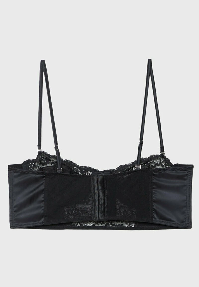 Stradivarius COMBINED - Bustier - Black 6 Stradivarius COMBINED - Bustier - Black – Bild 6