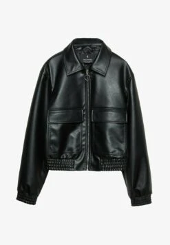 Stradivarius WITH FRONT POCKETS - Kunstlederjacke - Black 10 Stradivarius WITH FRONT POCKETS - Kunstlederjacke - Black -Stradivarius Deutschland Verkaufs-Shop ca584fe0edd940368f4803118cc4aa51