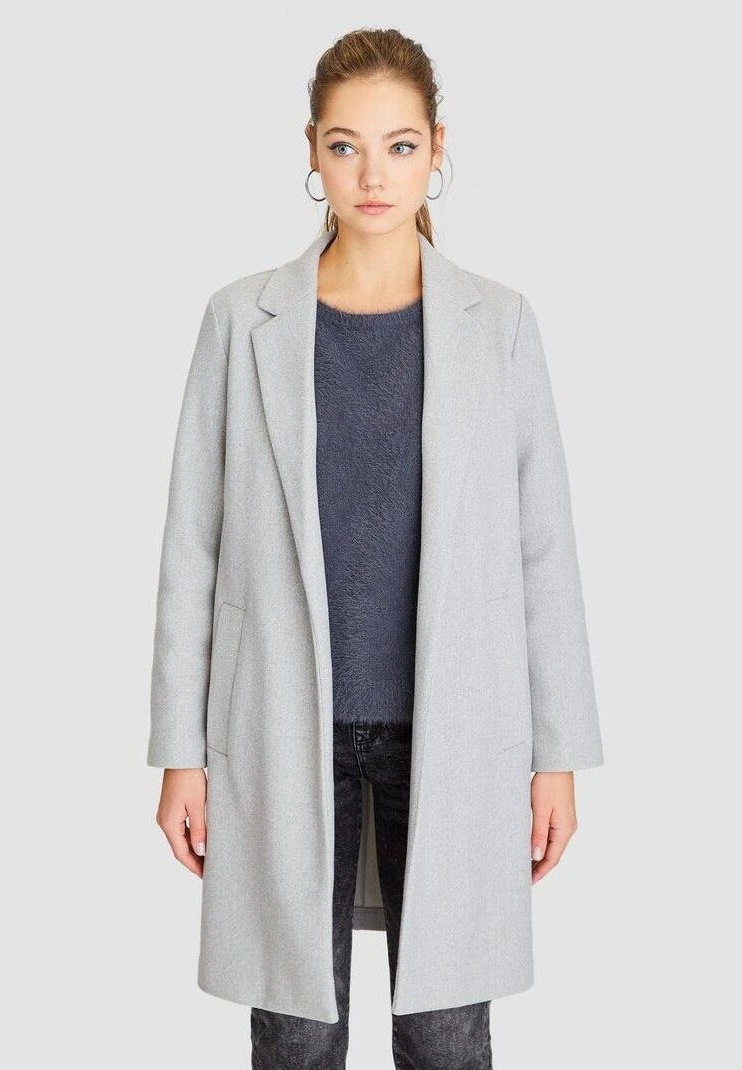 Stradivarius Kurzmantel - Grey 1 Stradivarius Kurzmantel - Grey