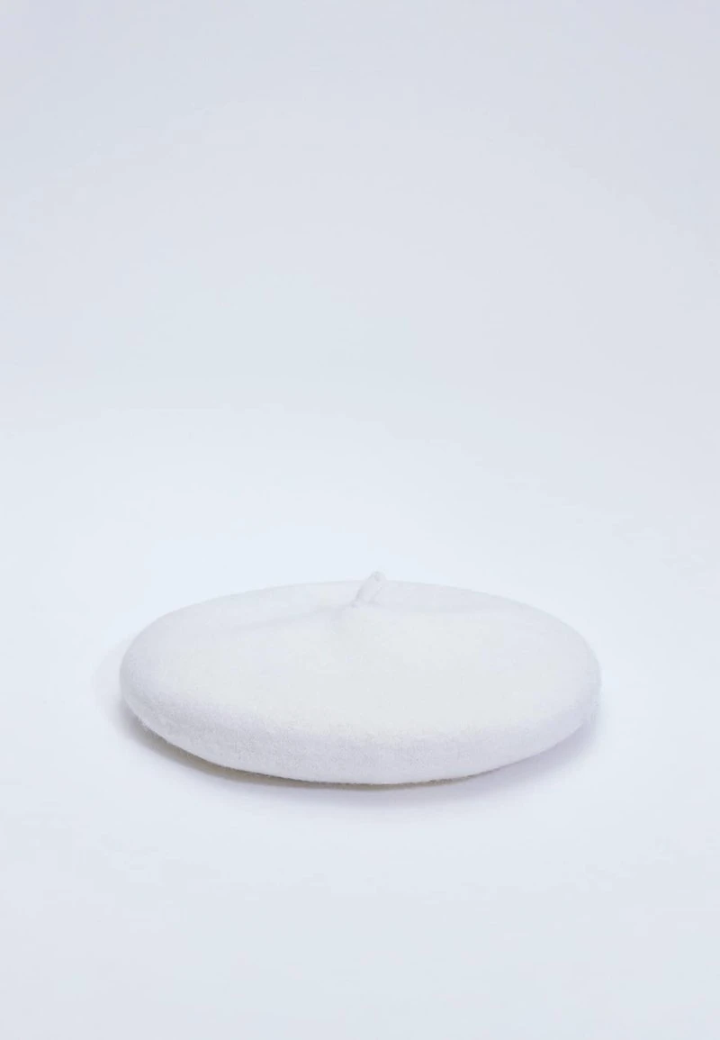 Stradivarius BASIC-BARETT - Mütze - Off-white 6 Stradivarius BASIC-BARETT - Mütze - Off-white – Bild 6