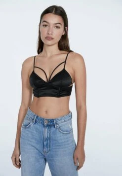 Stradivarius Bustier - Black