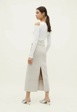 Stradivarius BELTED BENGALINE - Maxirock - Stone 8 Stradivarius BELTED BENGALINE - Maxirock - Stone -Stradivarius Deutschland Verkaufs-Shop cd6a977b45a54234be39923f9e58ce6f