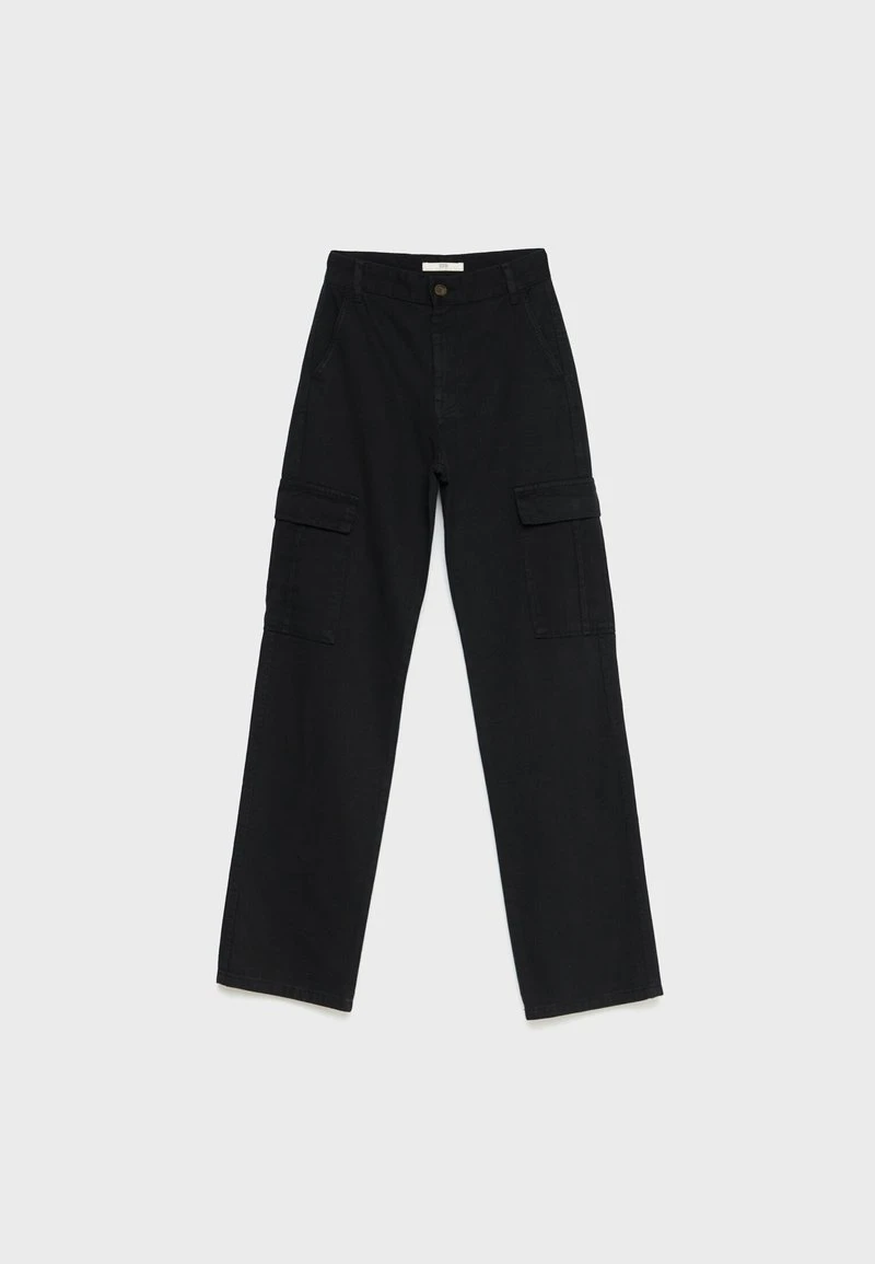 Stradivarius Cargohose - Black 6 Stradivarius Cargohose - Black – Bild 6