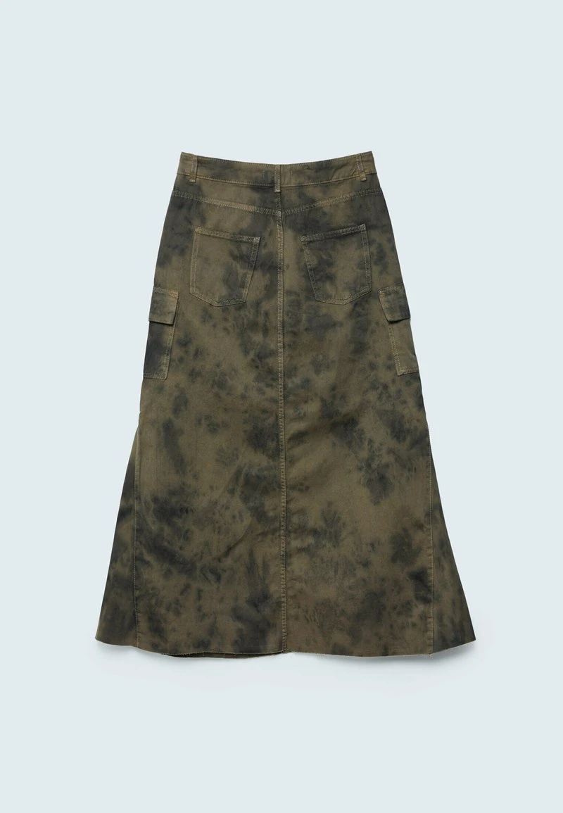 Stradivarius LONG TIE-DYE - Maxirock - Light Brown 6 Stradivarius LONG TIE-DYE - Maxirock - Light Brown – Bild 6