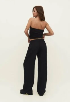 Stradivarius Stoffhose - Black 8 Stradivarius Stoffhose - Black -Stradivarius Deutschland Verkaufs-Shop d043778e63534f78bc0f10a726b343a2