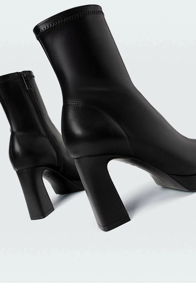 Stradivarius MIT ABSATZ - High Heel Stiefelette - Black 5 Stradivarius MIT ABSATZ - High Heel Stiefelette - Black – Bild 5