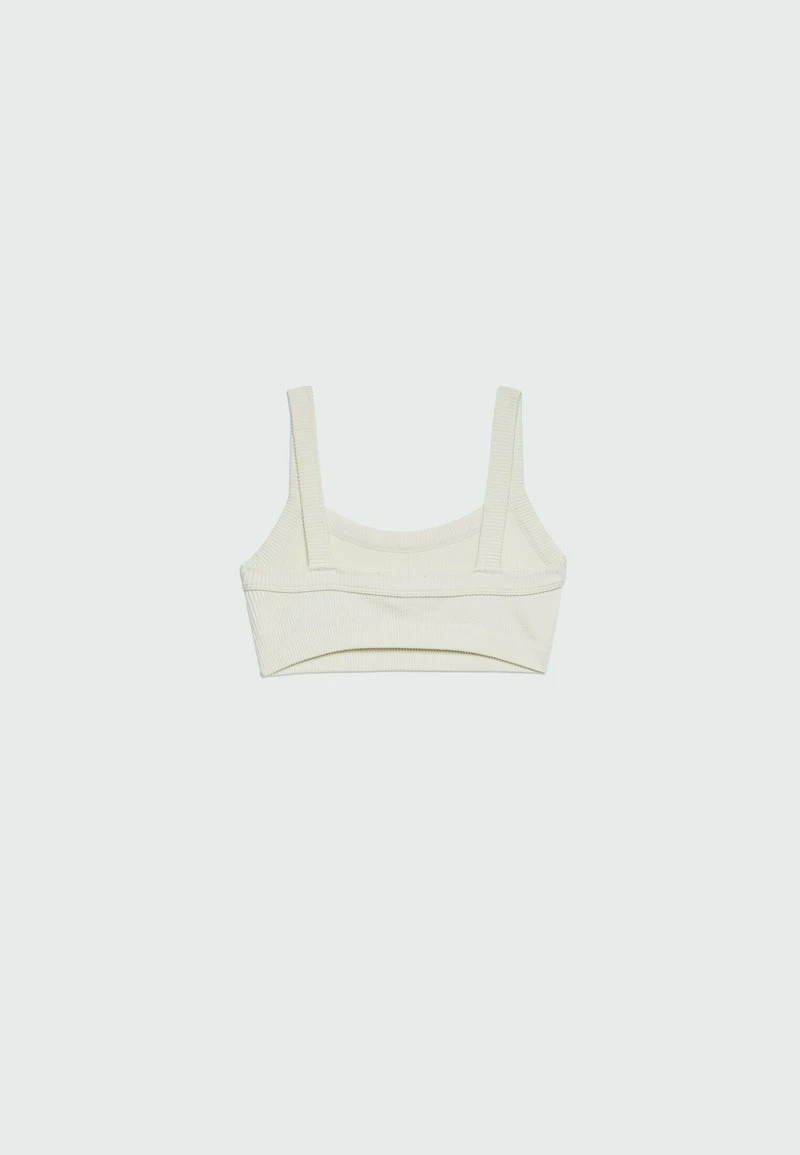 Stradivarius NAHTLOSES BRALETTE - Top - Offwhite 6 Stradivarius NAHTLOSES BRALETTE - Top - Offwhite – Bild 6