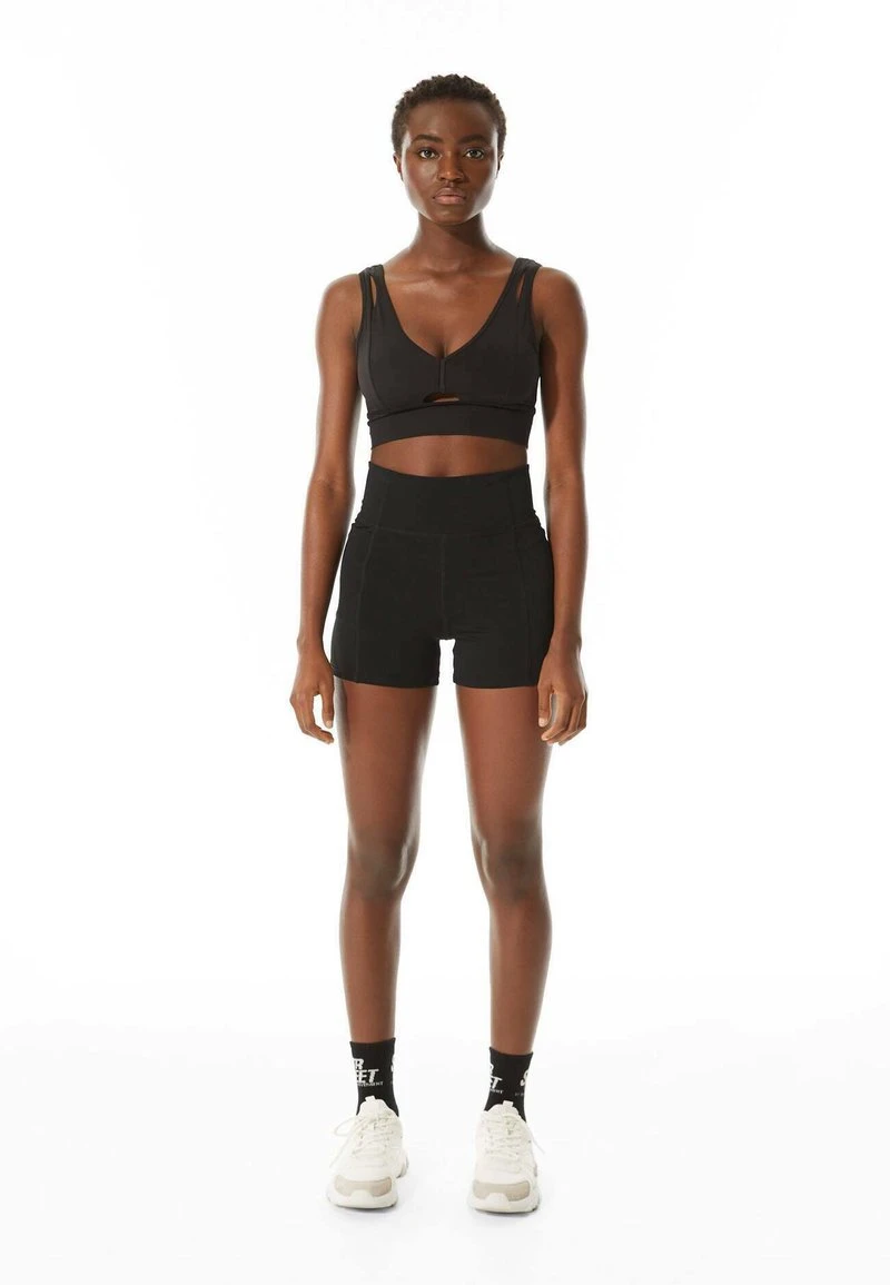 Stradivarius SPORTY HOT - Shorts - Black 2 Stradivarius SPORTY HOT - Shorts - Black – Bild 2