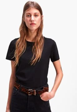 Stradivarius T-Shirt Basic - Black