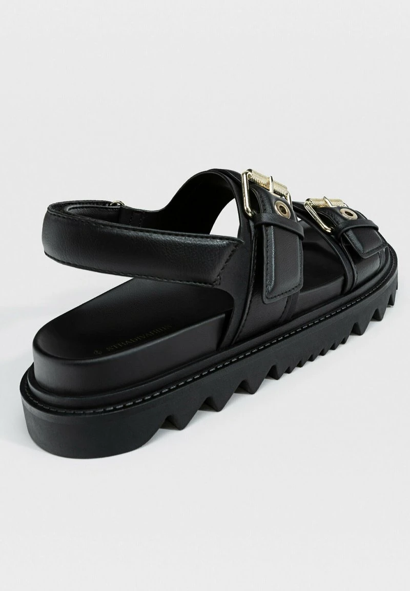 Stradivarius Plateausandalette - Black 5 Stradivarius Plateausandalette - Black – Bild 5