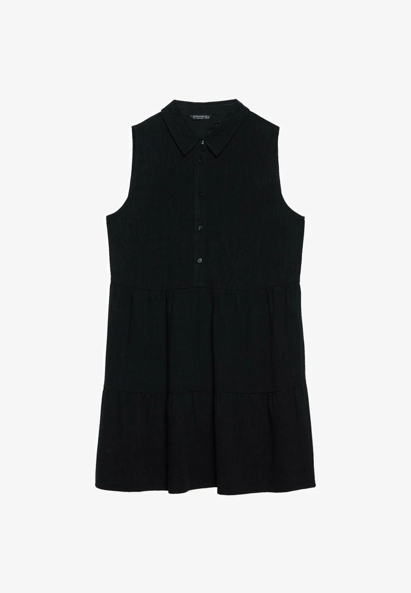 Stradivarius Blusenkleid - Black 2 Stradivarius Blusenkleid - Black – Bild 2