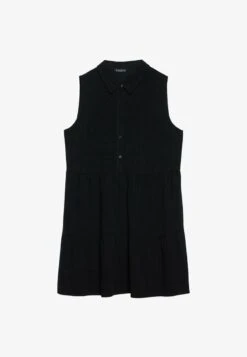 Stradivarius Blusenkleid - Black