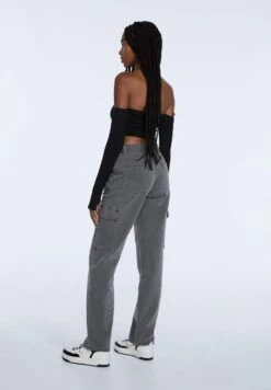 Stradivarius STRAIGHT FIT - Cargohose - Dark Grey 8 Stradivarius STRAIGHT FIT - Cargohose - Dark Grey -Stradivarius Deutschland Verkaufs-Shop d5ea15bd8e4f446c9c4d715854532ed6