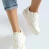 Stradivarius CONTRAST - Sneaker Low - White