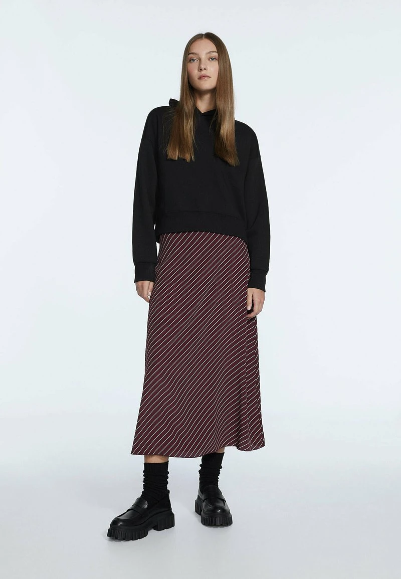 Stradivarius BASIC CROPPED - Kapuzenpullover - Black 1 Stradivarius BASIC CROPPED - Kapuzenpullover - Black