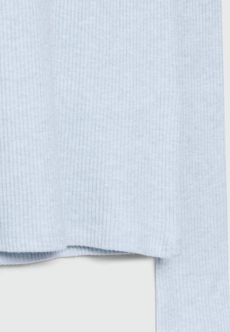 Stradivarius MIT ROLLKRAGEN - Strickpullover - Light Blue 6 Stradivarius MIT ROLLKRAGEN - Strickpullover - Light Blue – Bild 6