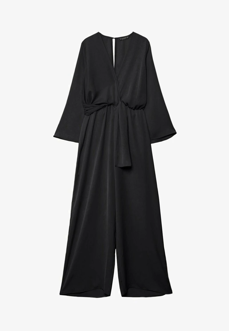 Stradivarius TEXTURED - Jumpsuit - Black 5 Stradivarius TEXTURED - Jumpsuit - Black – Bild 5