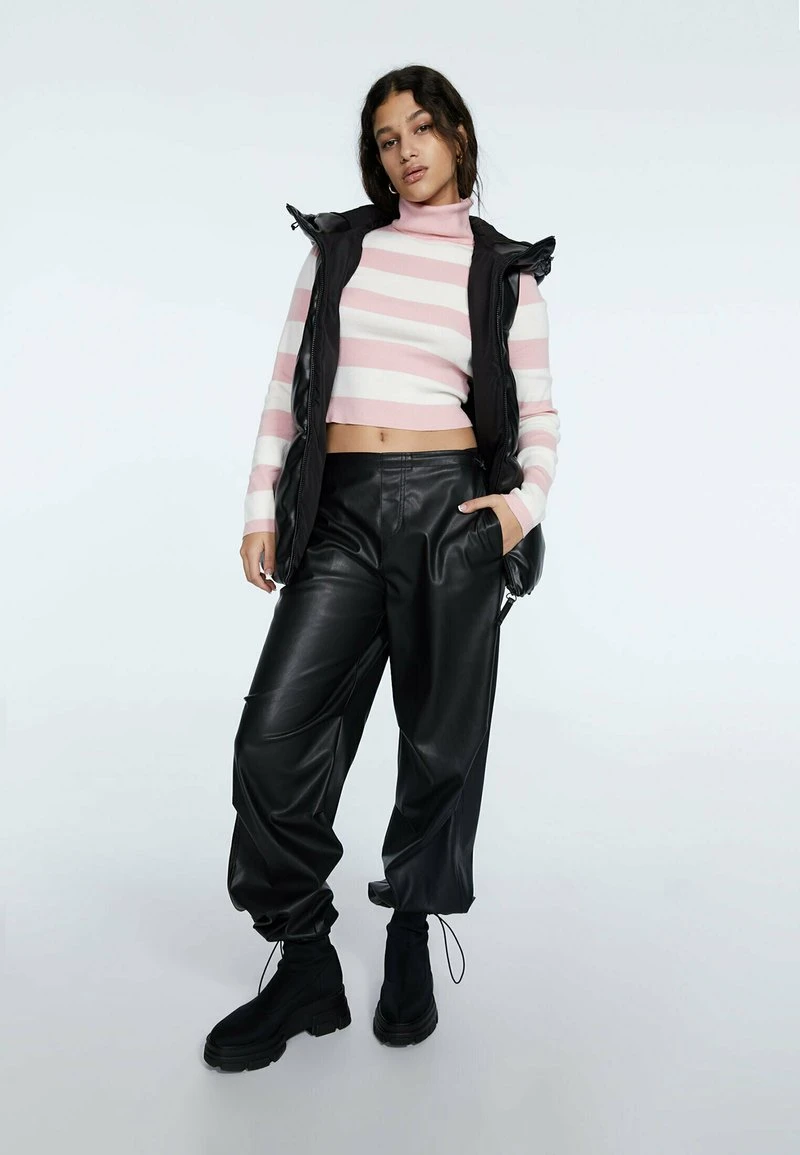 Stradivarius LANGER - Strickpullover - Light Pink 2 Stradivarius LANGER - Strickpullover - Light Pink – Bild 2