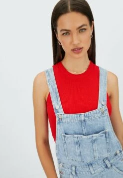 Stradivarius Latzhose - Light-blue Denim 9 Stradivarius Latzhose - Light-blue Denim -Stradivarius Deutschland Verkaufs-Shop db200722e7e64e97a9601c26afd0032b