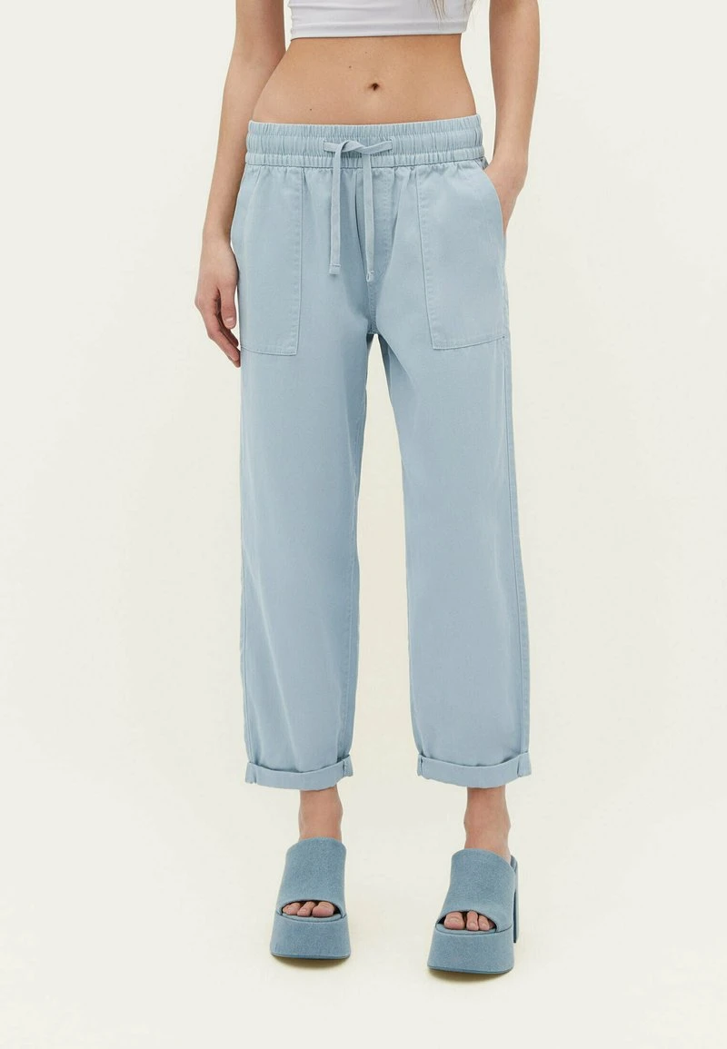 Stradivarius BASIC - Jogginghose - Mottled Light Blue 1 Stradivarius BASIC - Jogginghose - Mottled Light Blue