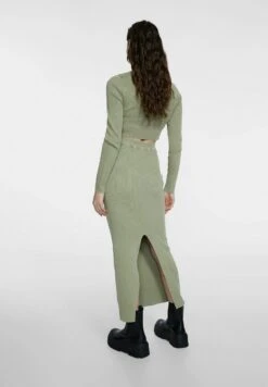 Stradivarius LONG - Maxirock - Khaki 8 Stradivarius LONG - Maxirock - Khaki -Stradivarius Deutschland Verkaufs-Shop dd4add6c67ef4c2c9742ea52af7250eb