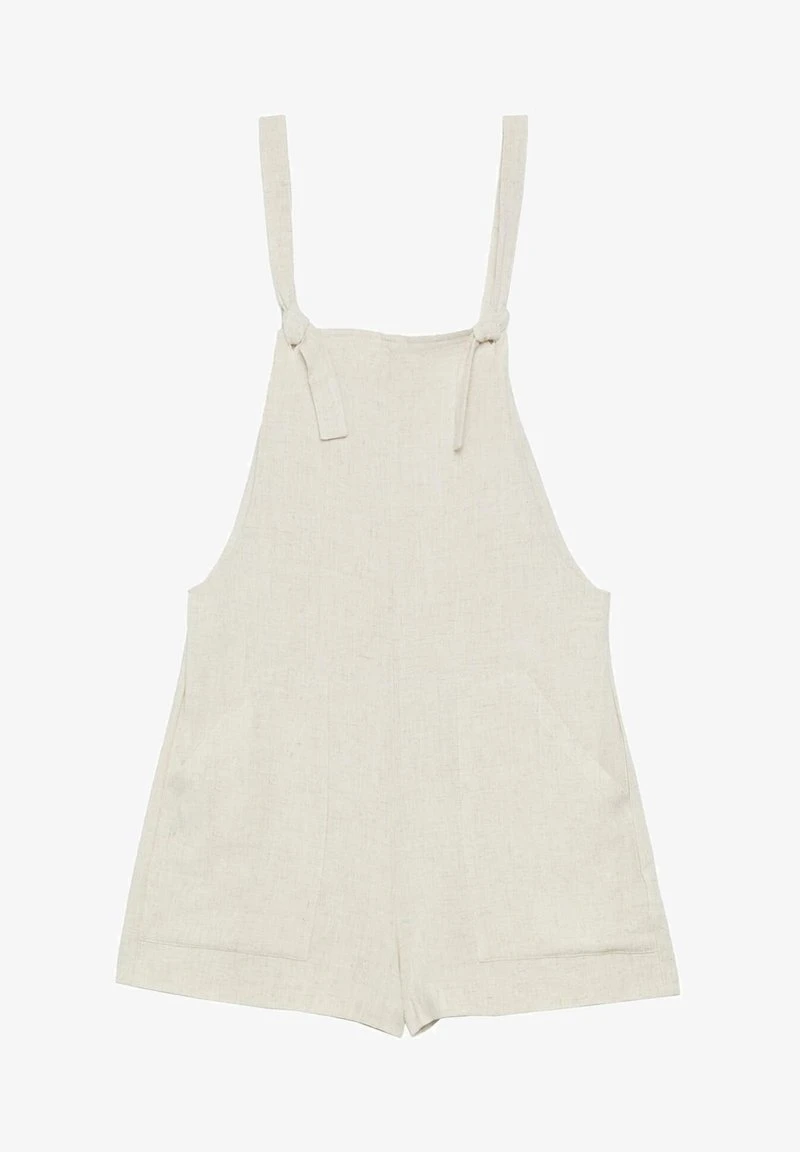 Stradivarius RUSTIKALE - Latzhose - Stone 5 Stradivarius RUSTIKALE - Latzhose - Stone – Bild 5