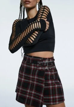 Stradivarius KARIERTER - Wickelrock - Black 9 Stradivarius KARIERTER - Wickelrock - Black -Stradivarius Deutschland Verkaufs-Shop dd97bfc717c94ca5aa4e4e762e401de8