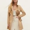 Stradivarius Trenchcoat - Ochre