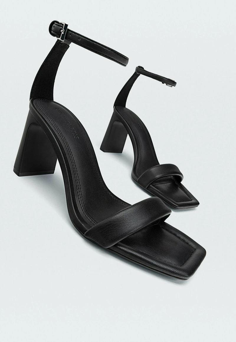 Stradivarius MIT GESTEPPTEN RIEMCHEN - Brautschuh - Black 6 Stradivarius MIT GESTEPPTEN RIEMCHEN - Brautschuh - Black – Bild 6