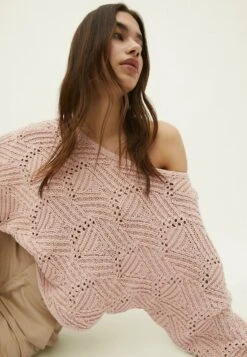 Stradivarius BATWING OPEN - Strickpullover - Light Pink 9 Stradivarius BATWING OPEN - Strickpullover - Light Pink -Stradivarius Deutschland Verkaufs-Shop e45afd50ffd444188b6ce17642e2ac6a