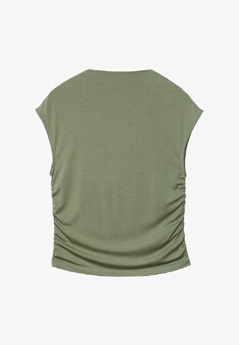 Stradivarius GATHERING - T-Shirt Basic - Khaki 5 Stradivarius GATHERING - T-Shirt Basic - Khaki – Bild 5