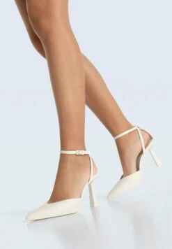 Stradivarius WITH ANKLE STRAPS - Brautschuh - Off White