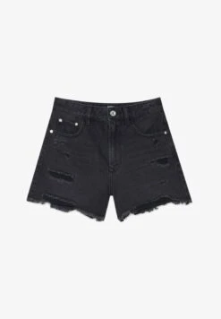 Stradivarius Jeans Shorts - Dark Grey -Stradivarius Deutschland Verkaufs-Shop e62dcef8b5c945f0bb39c536bff19131