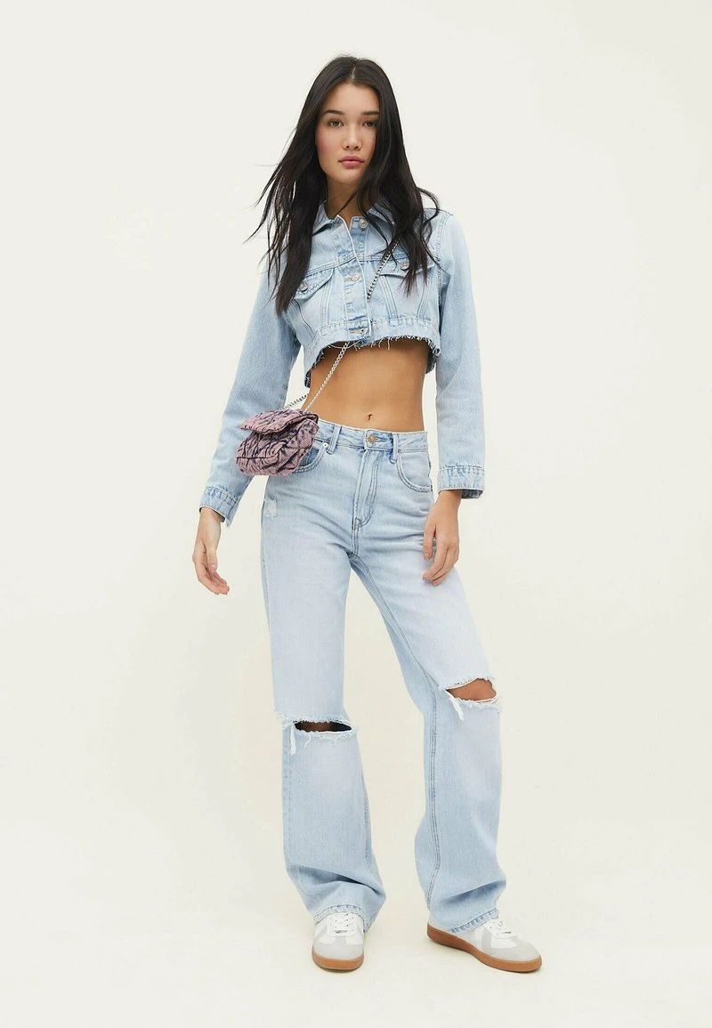 Stradivarius SMALL DENIM - Umhängetasche - Pink 1 Stradivarius SMALL DENIM - Umhängetasche - Pink