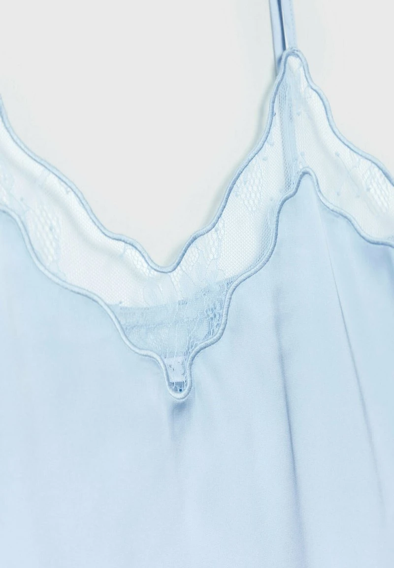 Stradivarius TRIMMED - Top - Blue 6 Stradivarius TRIMMED - Top - Blue – Bild 6