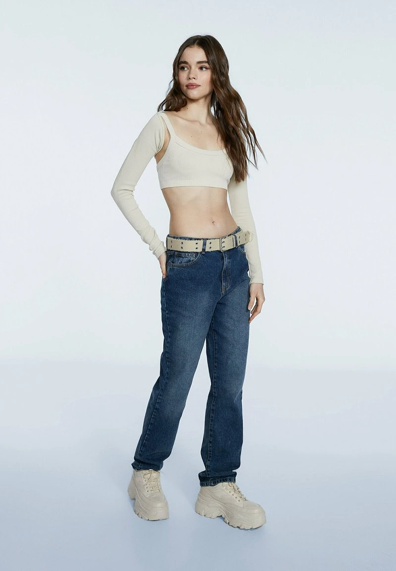Stradivarius NAHTLOSES BRALETTE - Top - Offwhite 2 Stradivarius NAHTLOSES BRALETTE - Top - Offwhite – Bild 2